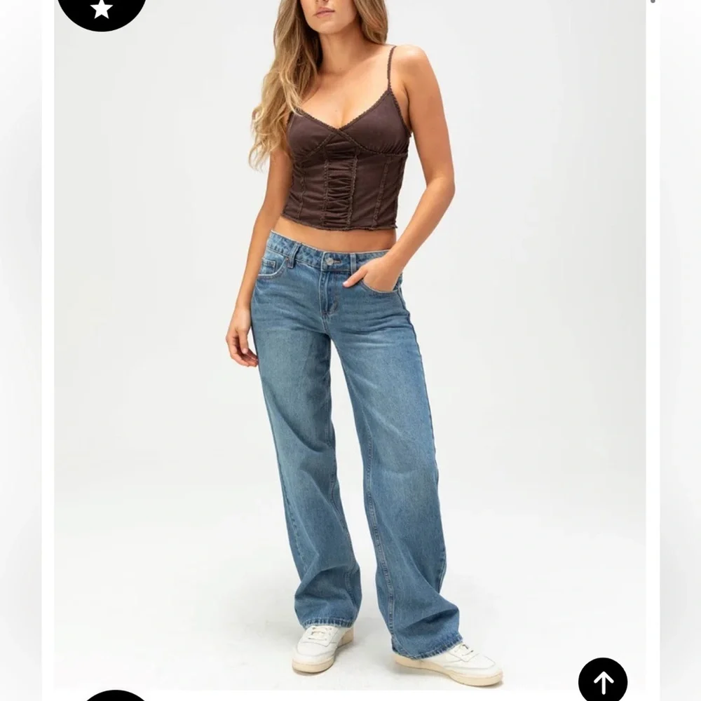 RSQ low rise loose straight jeans - Picture 3 of 6